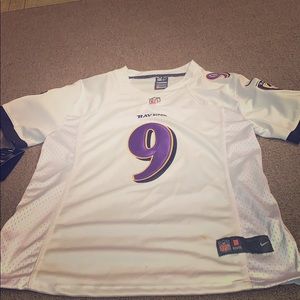 A ravens #9 jersey that has never been worn..